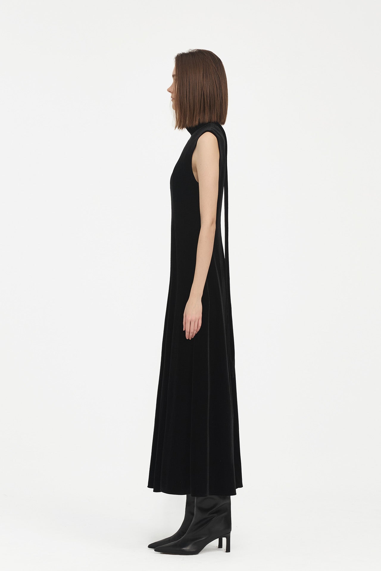VELVET MAXI DRESS