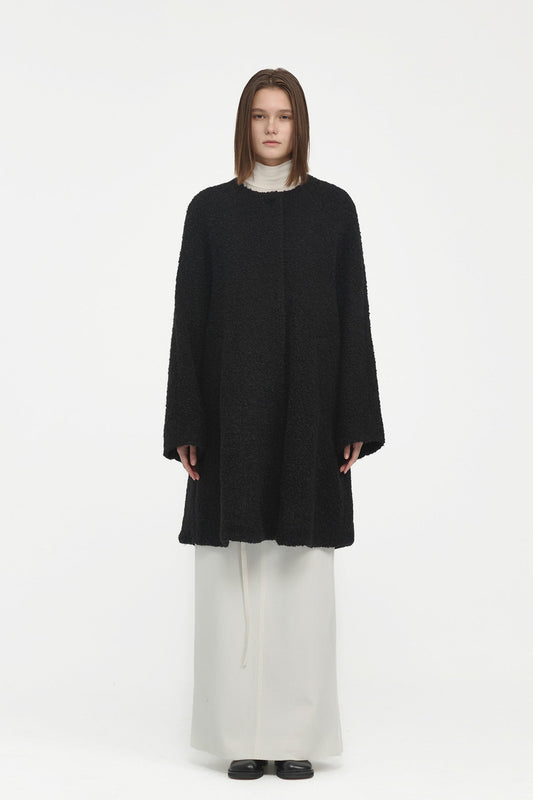 WOOL FURRY COAT