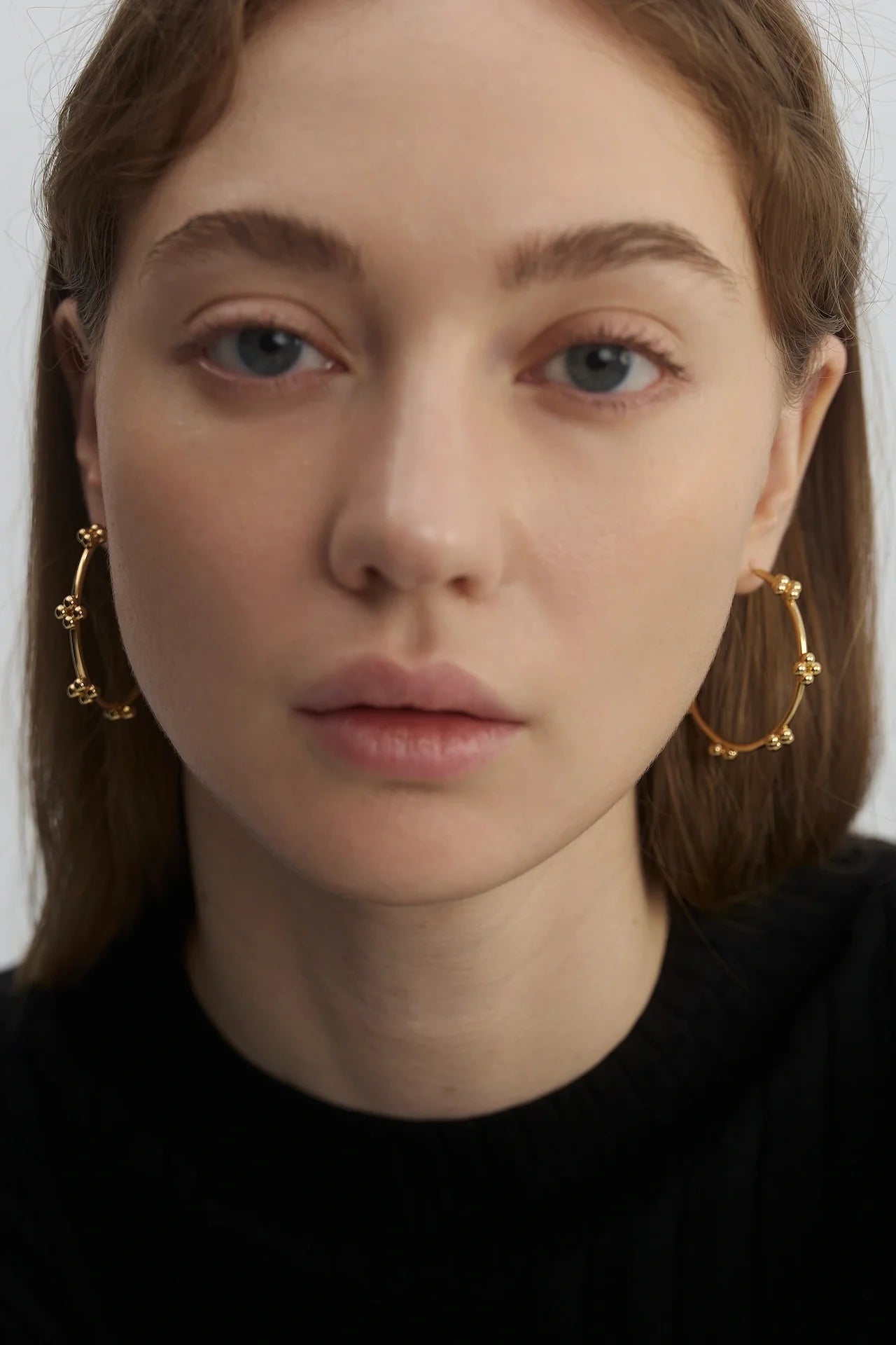 MINI BERRY HOOP EARRINGS