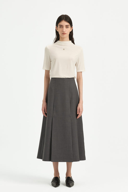 PLEATED SKIRT