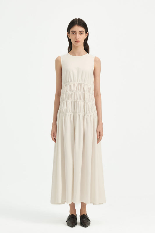 GATHERED DRESS