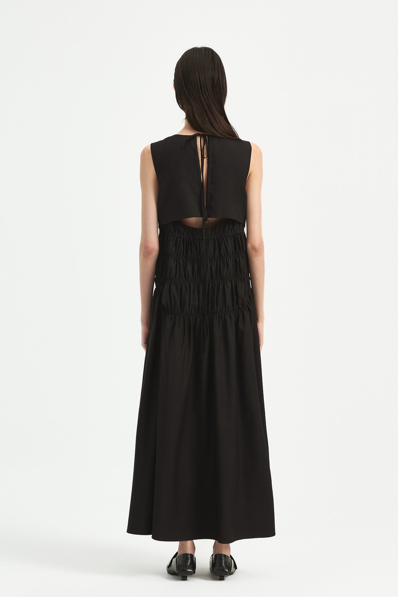 GATHERED DRESS