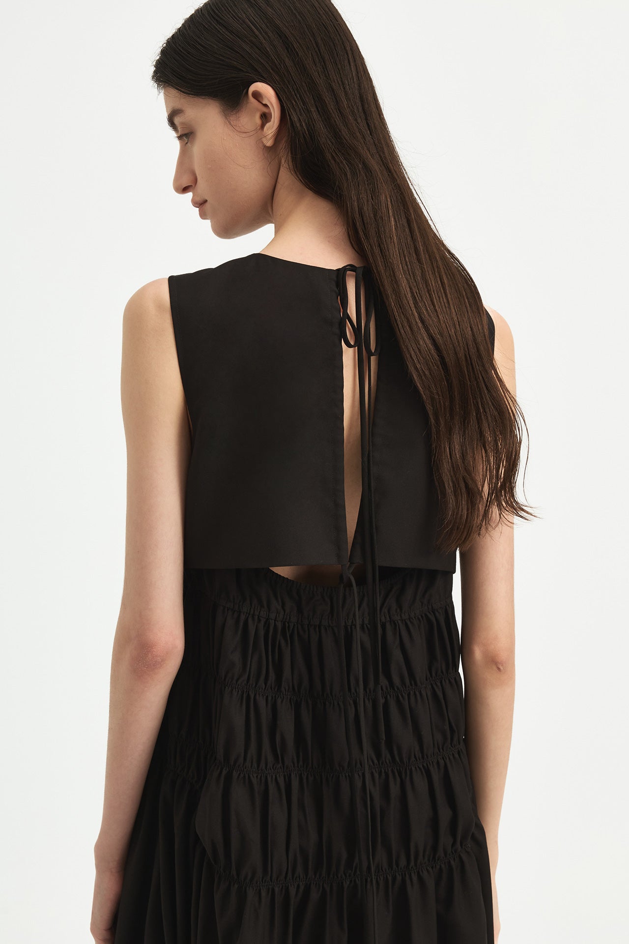 GATHERED DRESS