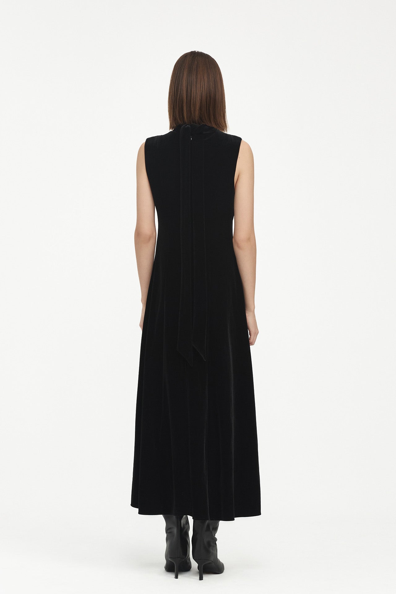 VELVET MAXI DRESS