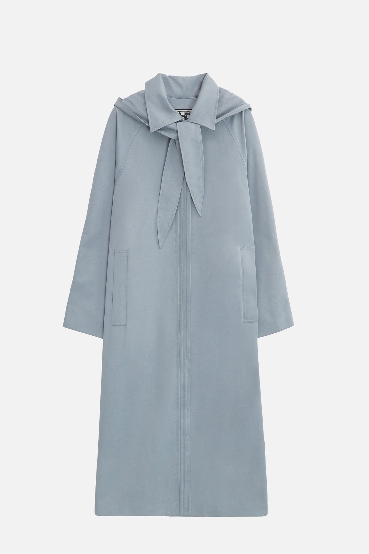 TRENCH COAT WITH DETACHABLE HOOD
