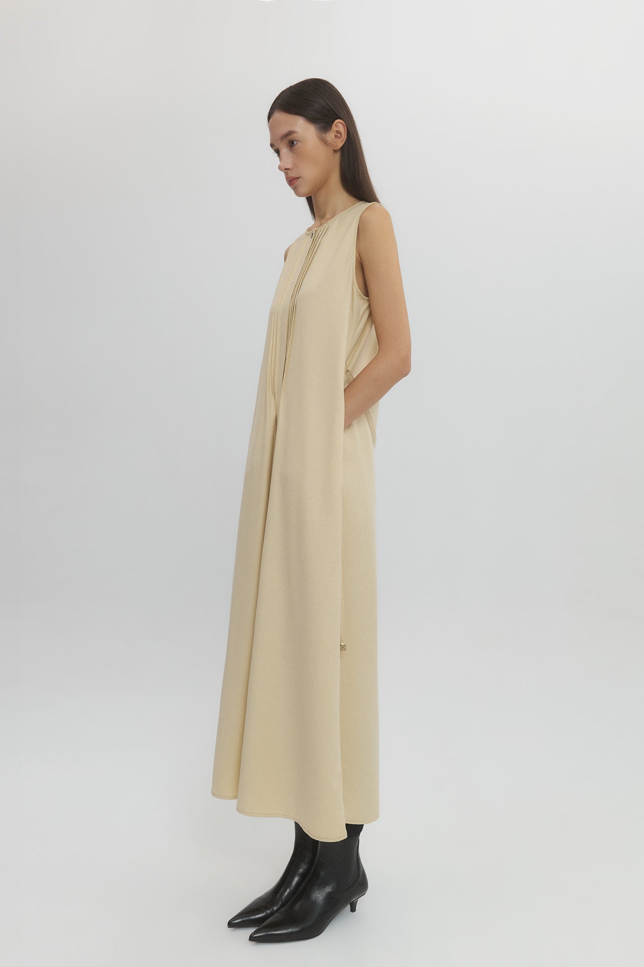 PLEATED DRESS