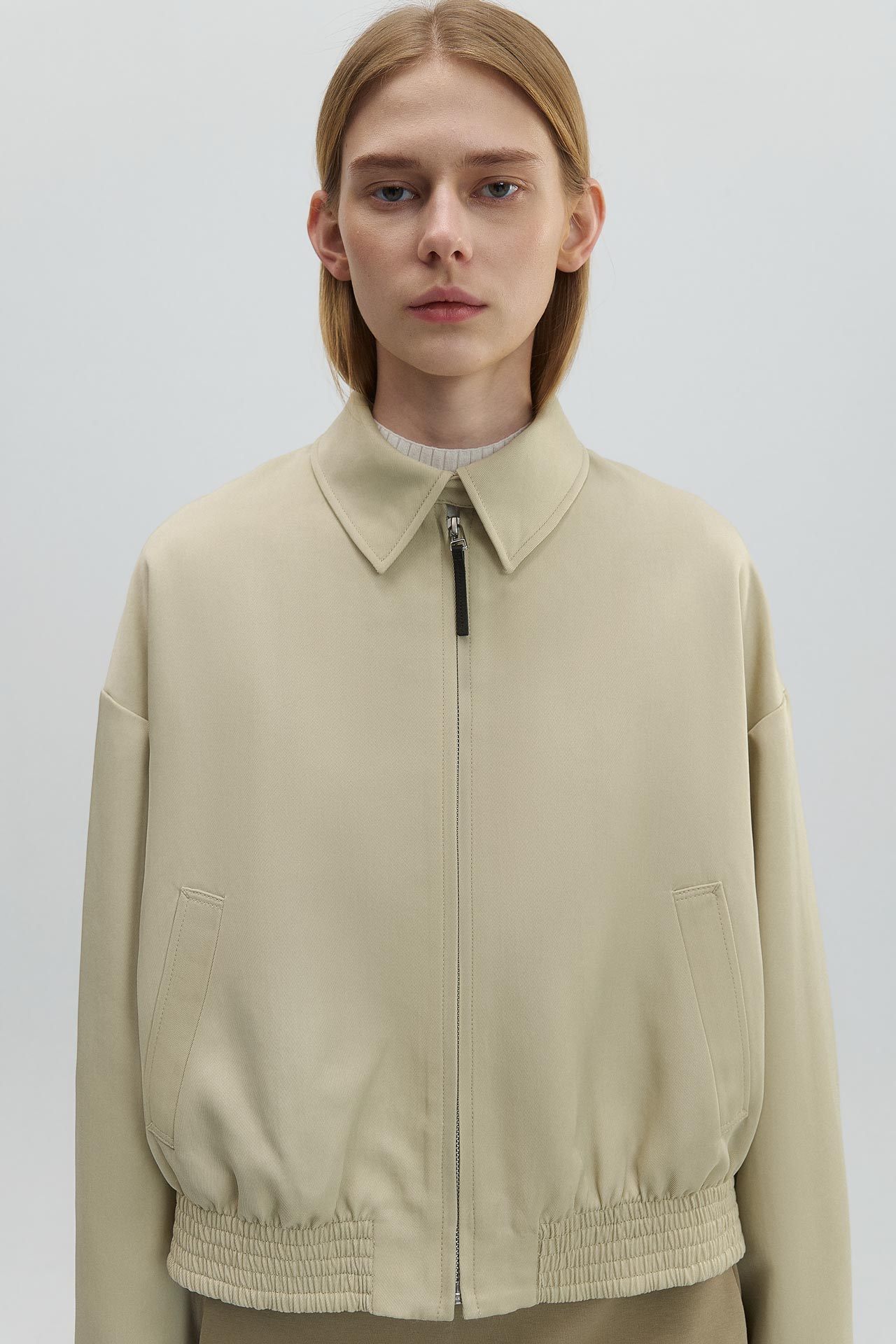 NYLON ZIPPER JACKET