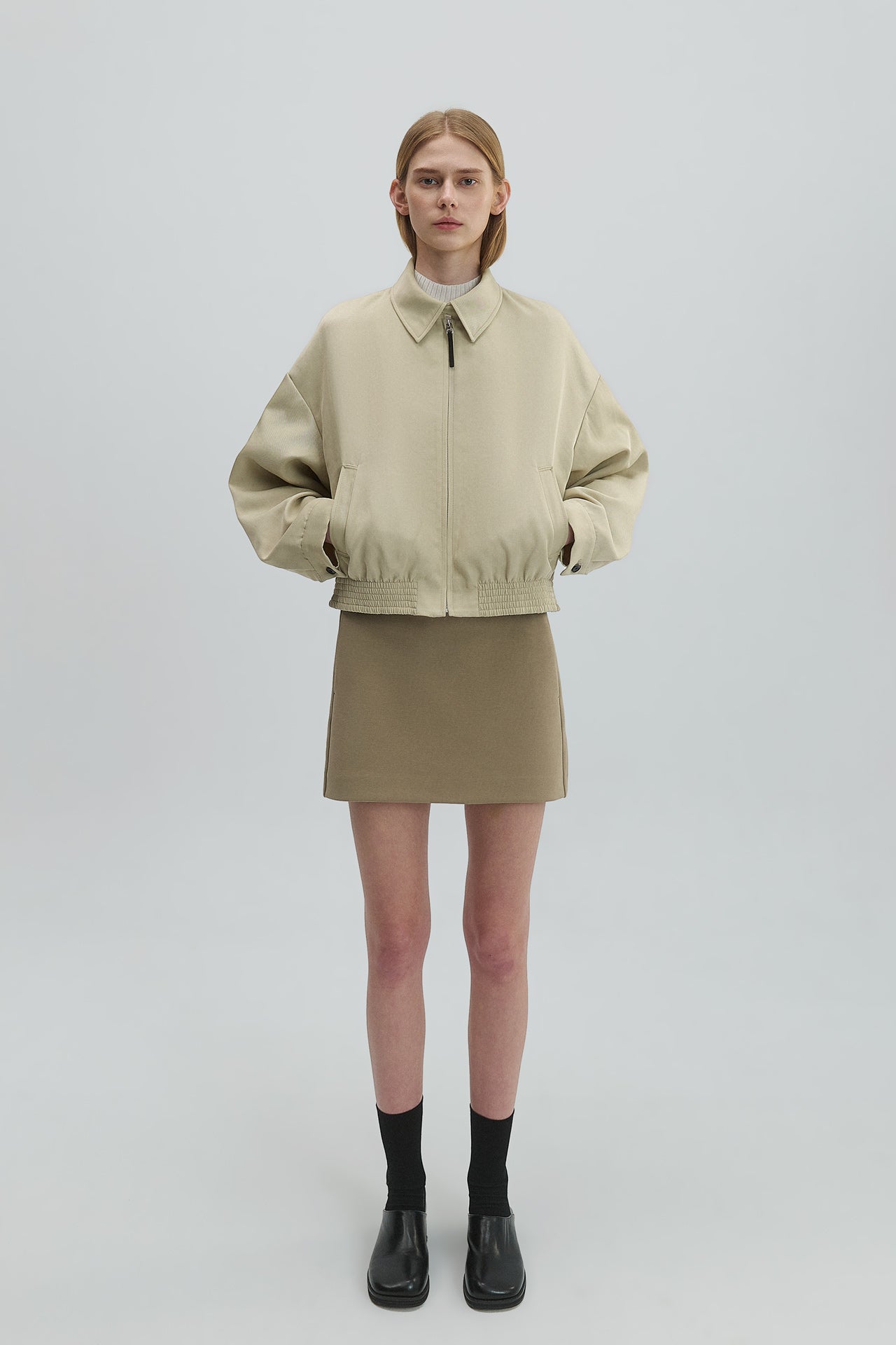 NYLON ZIPPER JACKET