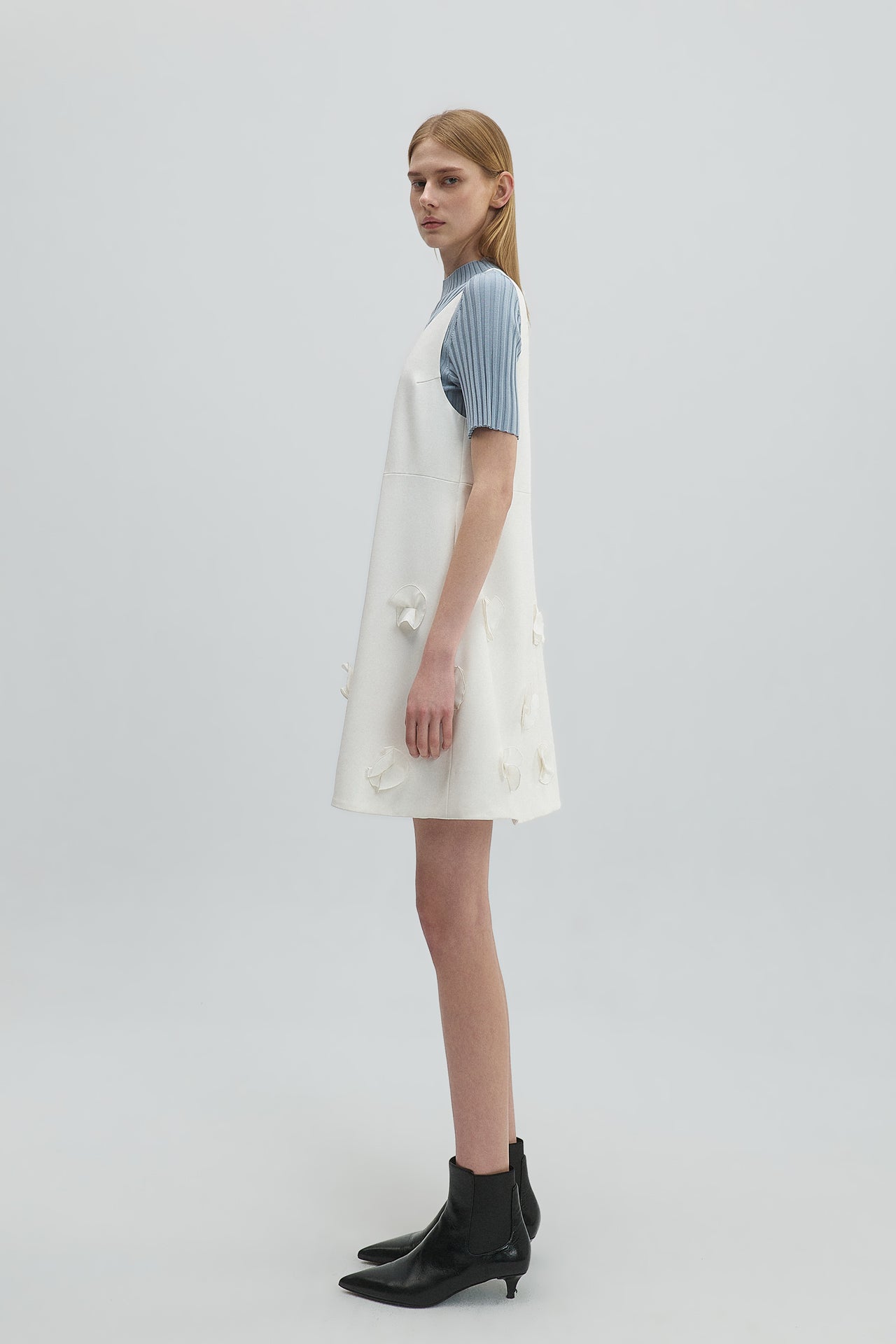 MINI DRESS WITH EMBELLISHMENTS
