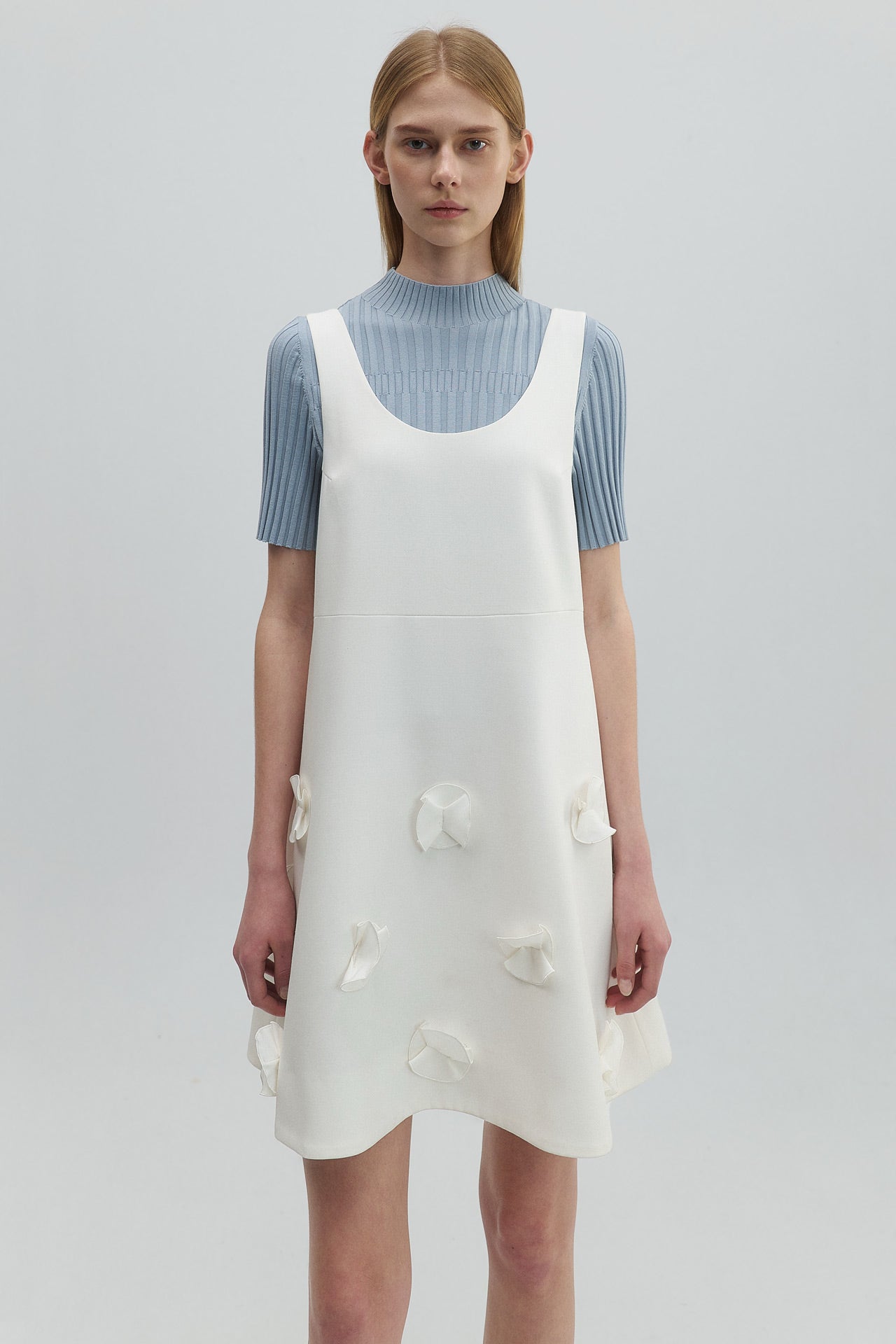 MINI DRESS WITH EMBELLISHMENTS