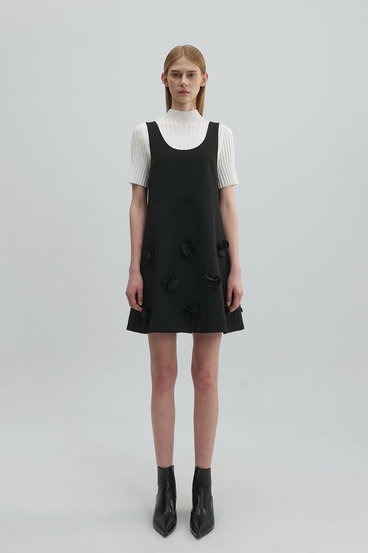 MINI DRESS WITH EMBELLISHMENTS