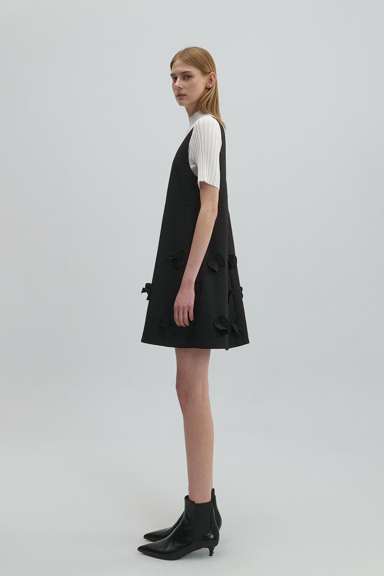 MINI DRESS WITH EMBELLISHMENTS