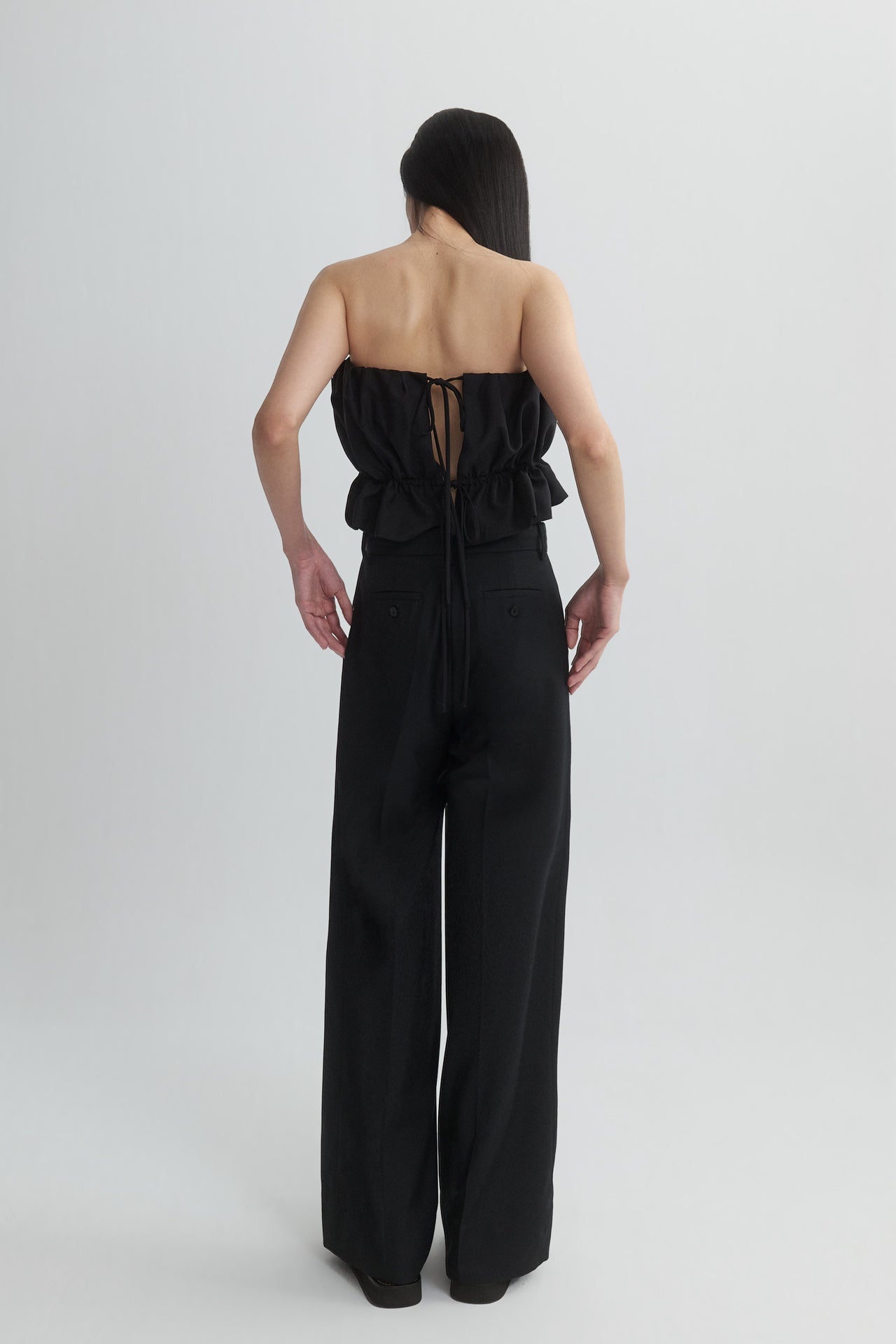 STRAIGHT-LEG TROUSERS