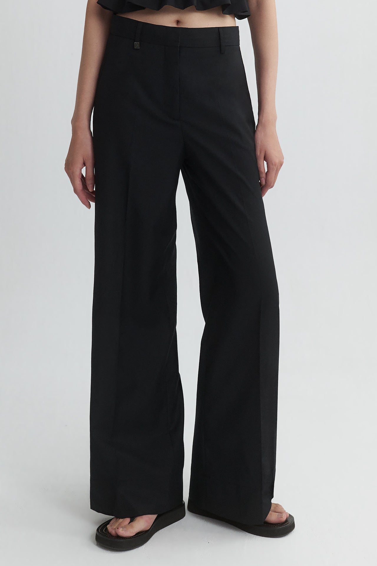 STRAIGHT-LEG TROUSERS