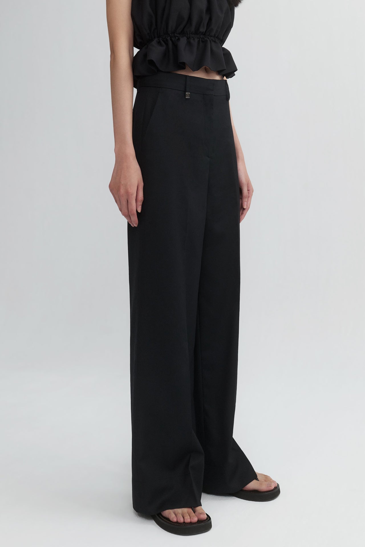 STRAIGHT-LEG TROUSERS