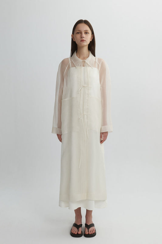 SILK TRENCH COAT