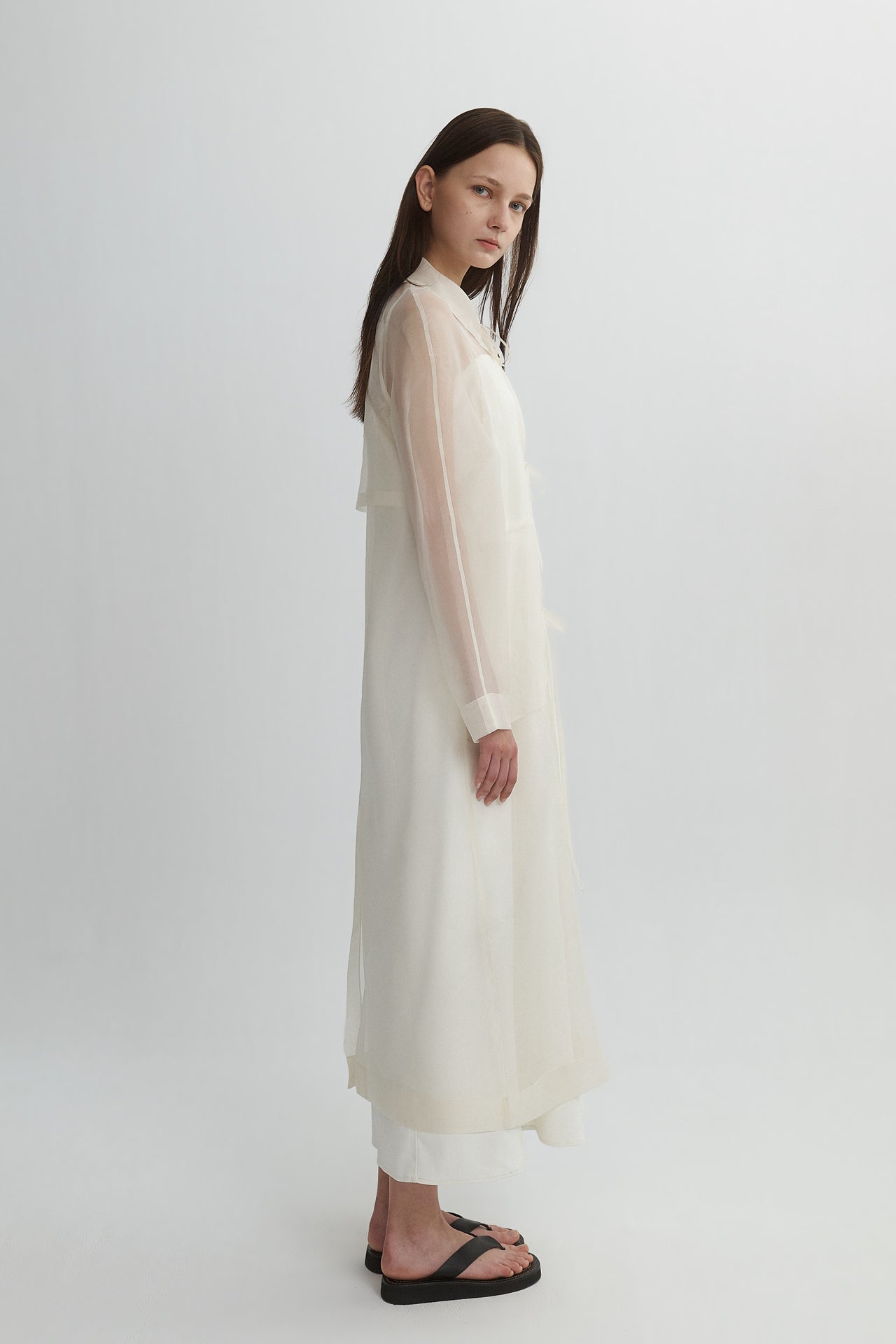 SILK TRENCH COAT