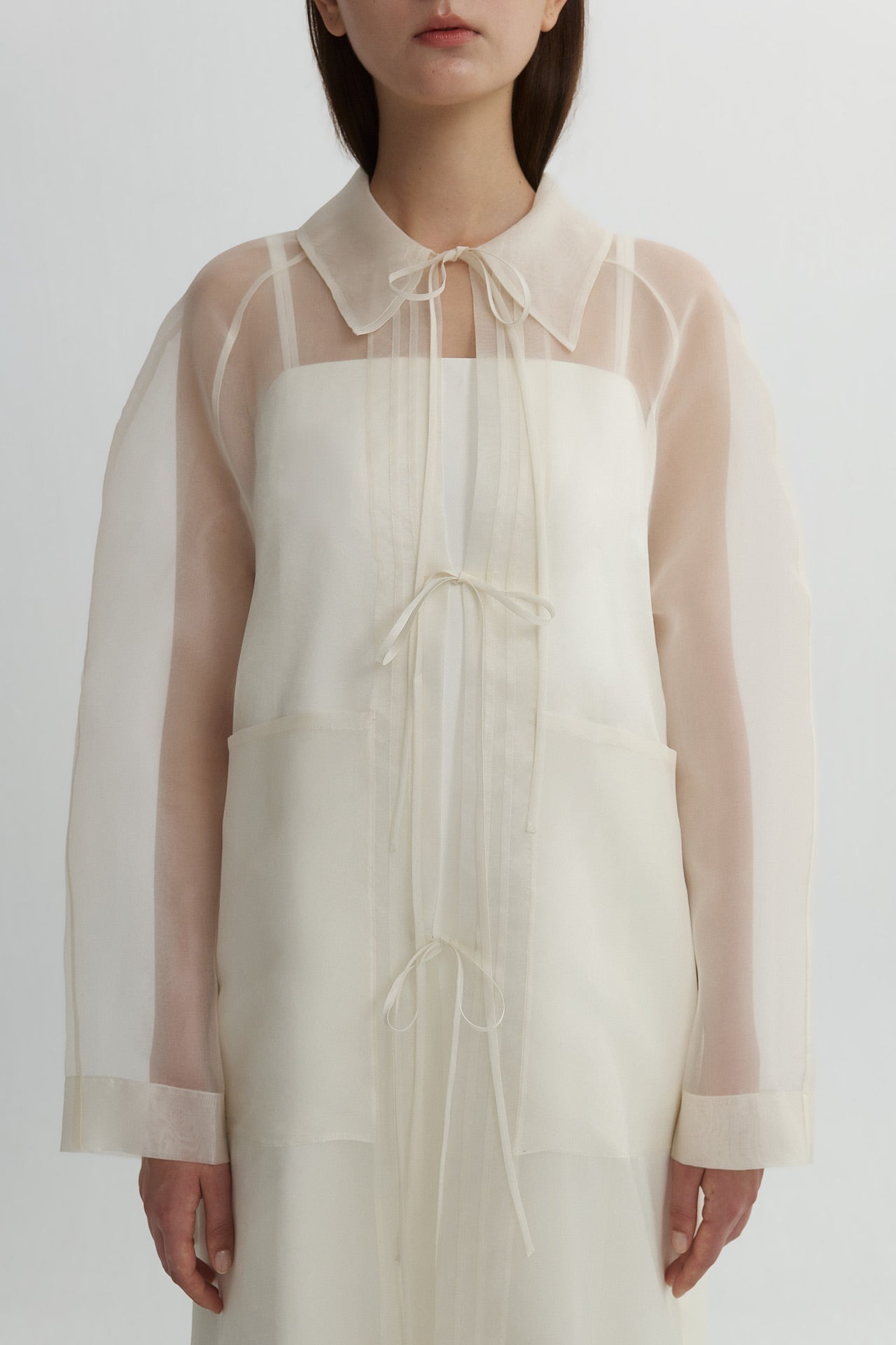 SILK TRENCH COAT
