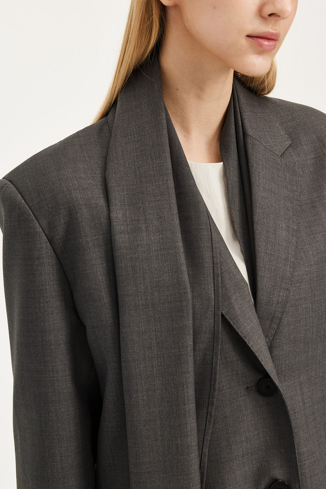 SCARF BLAZER