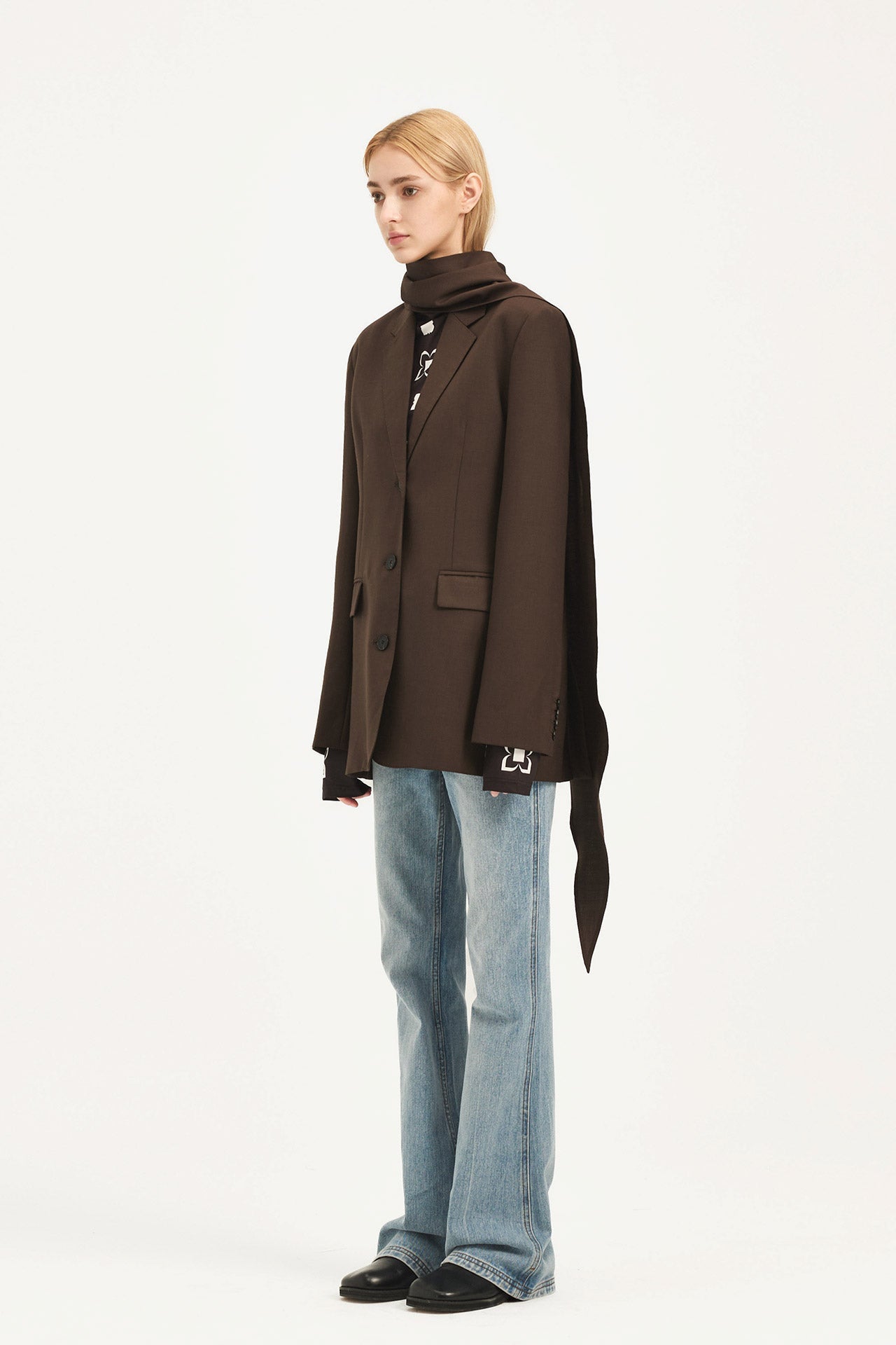 SCARF BLAZER