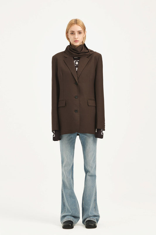 SCARF BLAZER