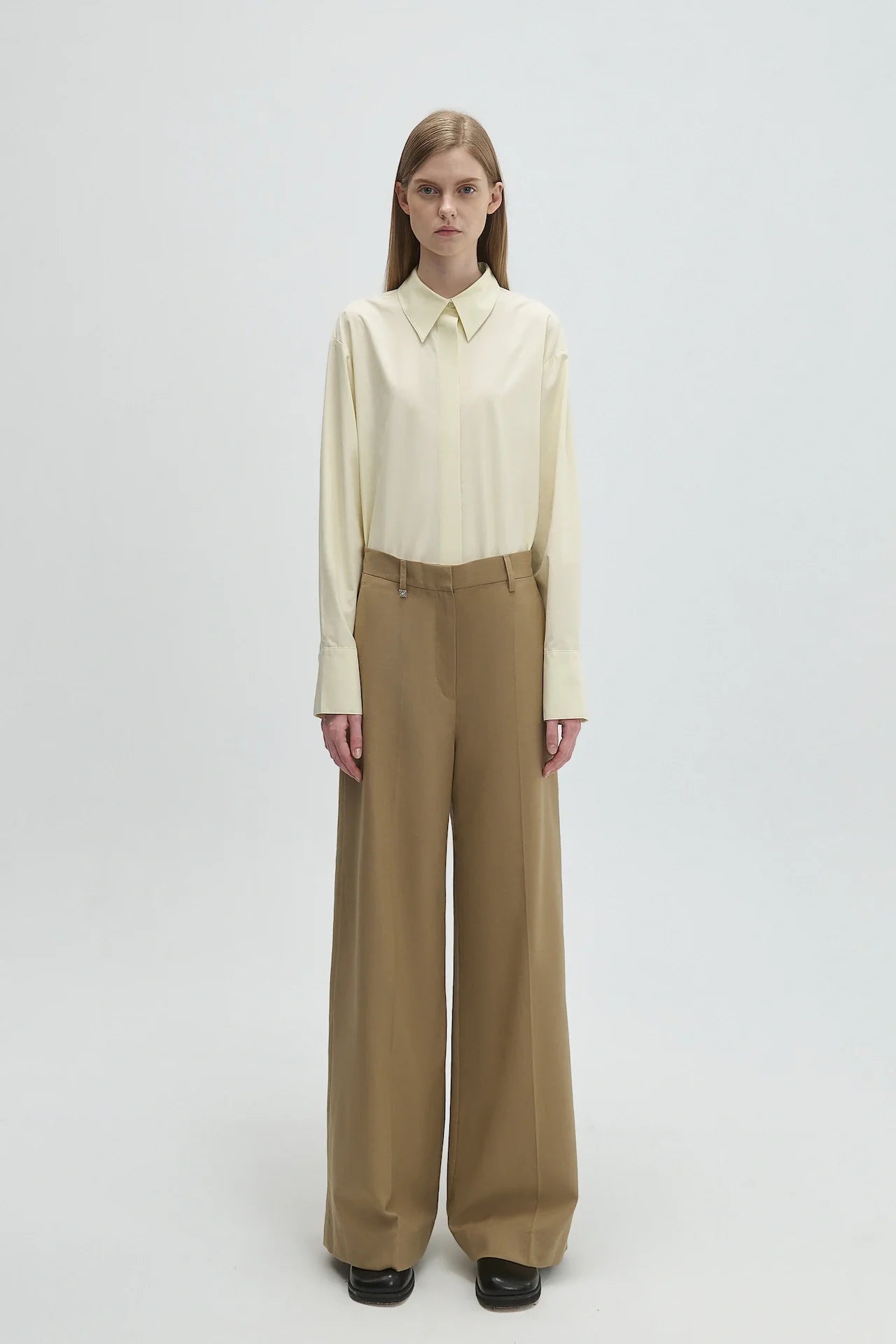 STRAIGHT-LEG TROUSERS