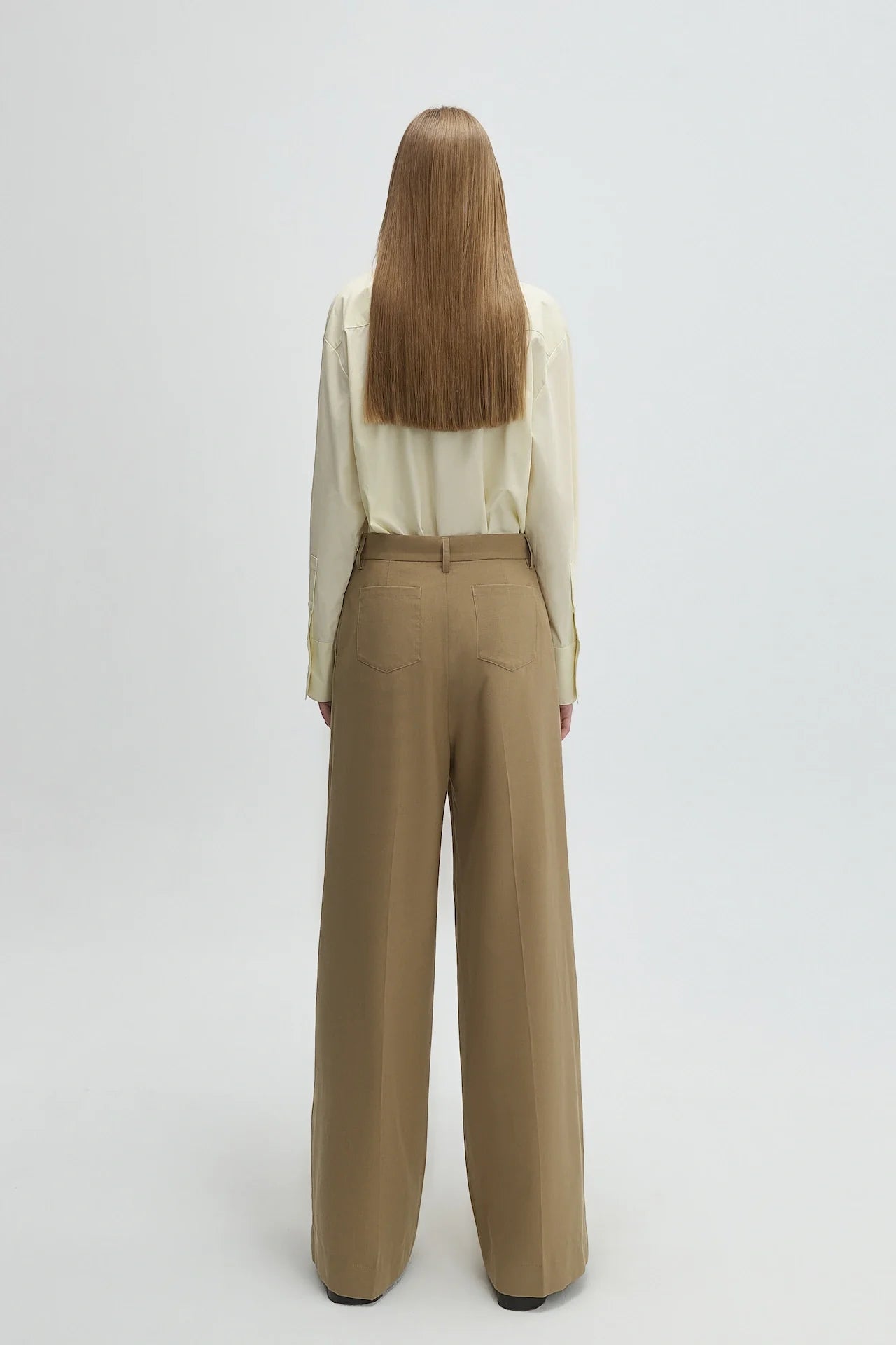STRAIGHT-LEG TROUSERS