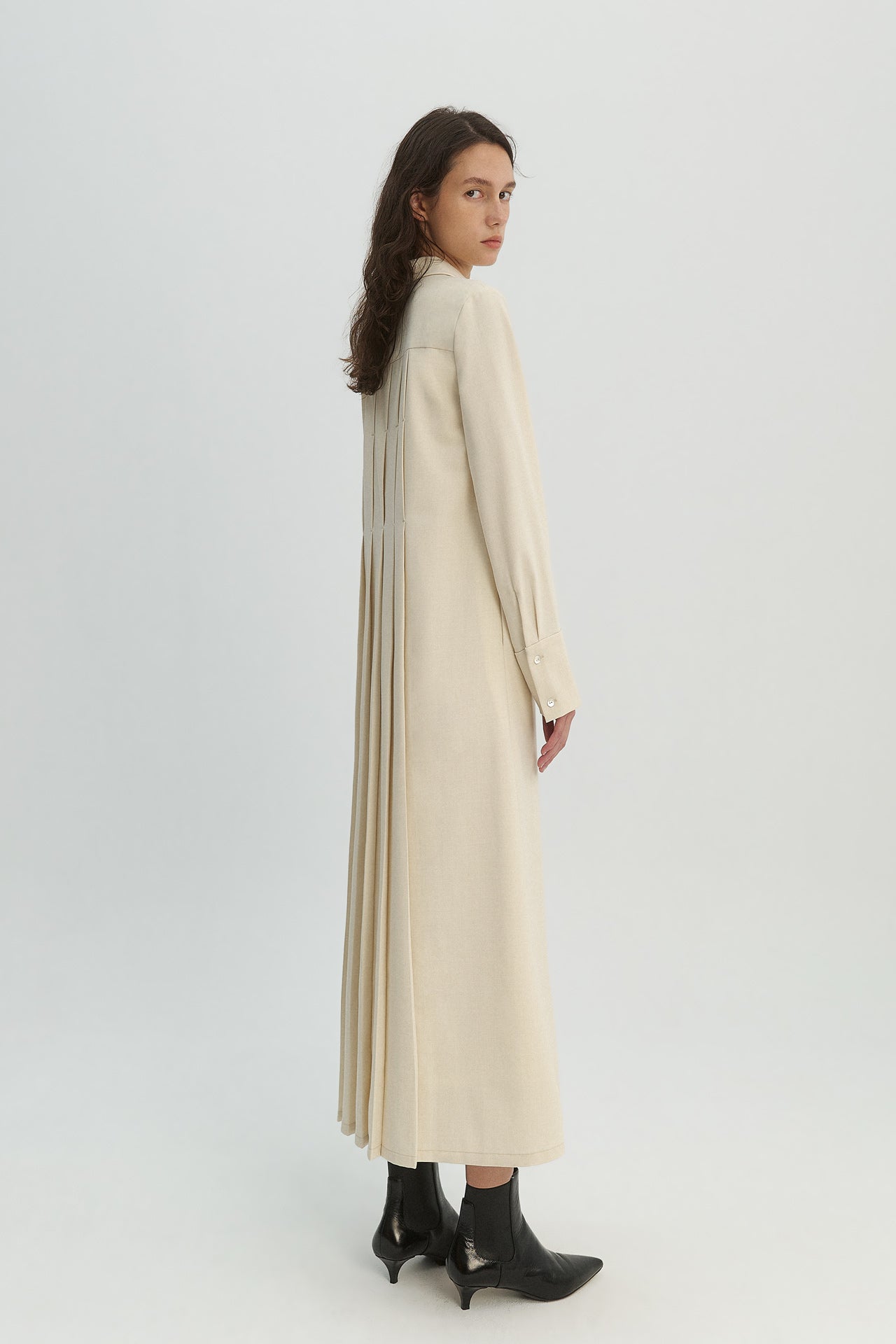 PLEATED DRESS
