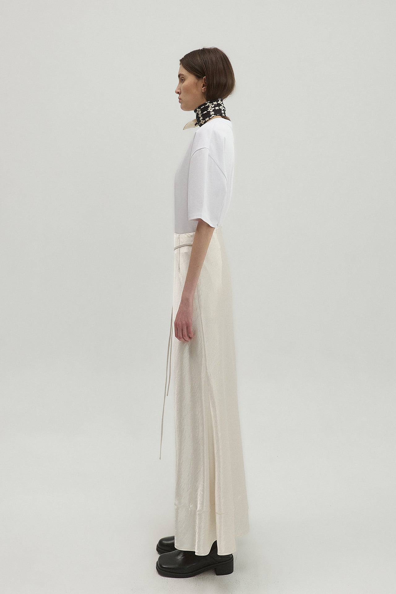 SATIN SKIRT