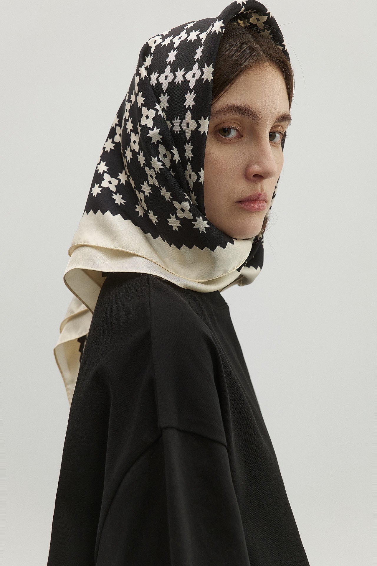 MONOGRAM SILK SCARF