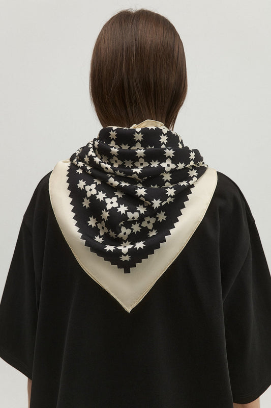 MONOGRAM SILK SCARF