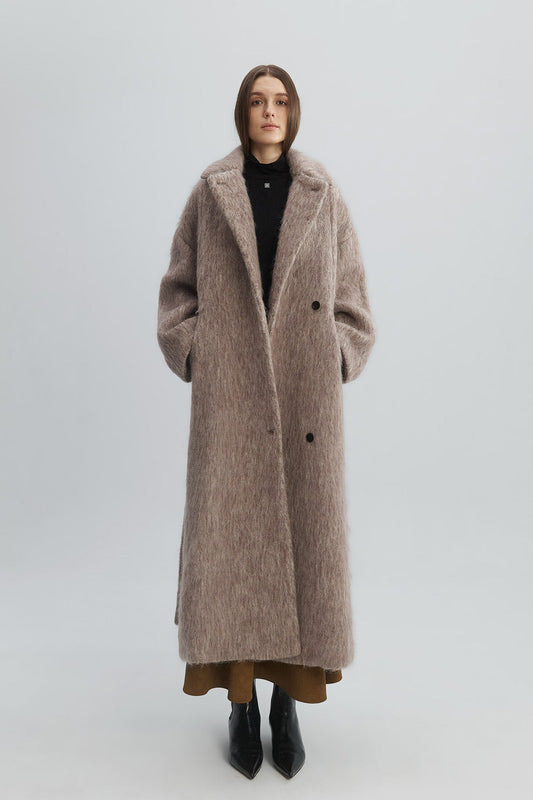WOOL FUZZY COAT