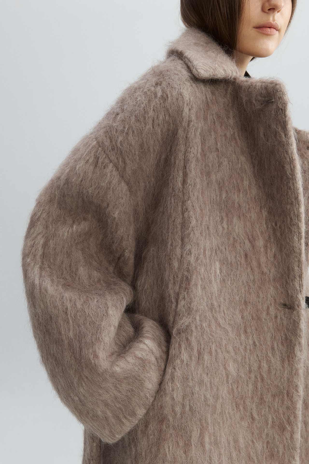 WOOL FUZZY COAT