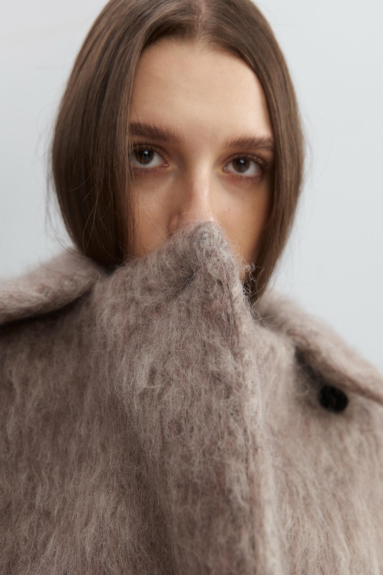 WOOL FUZZY COAT