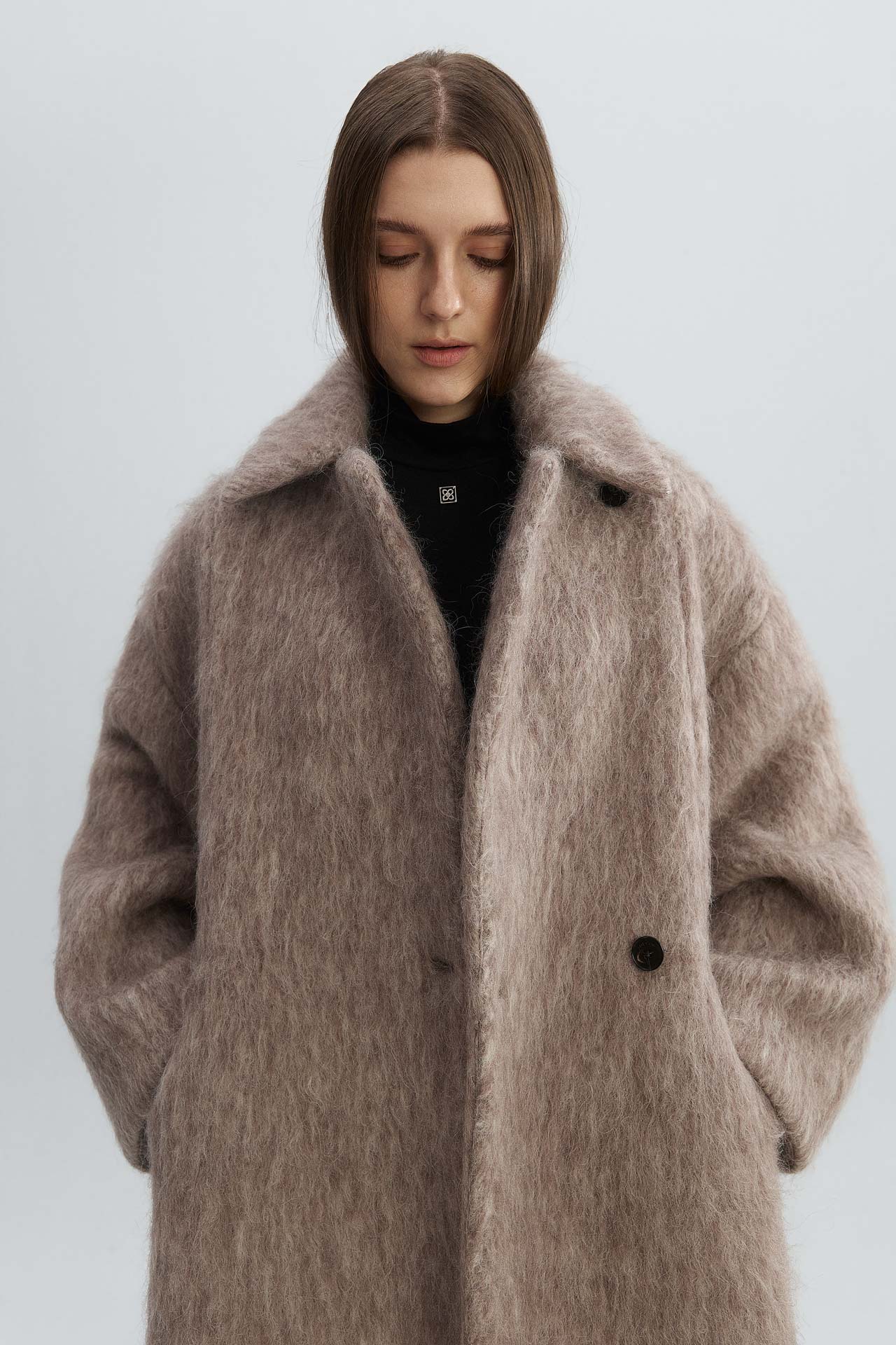 WOOL FUZZY COAT