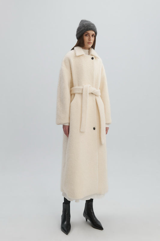 WOOL FUZZY COAT