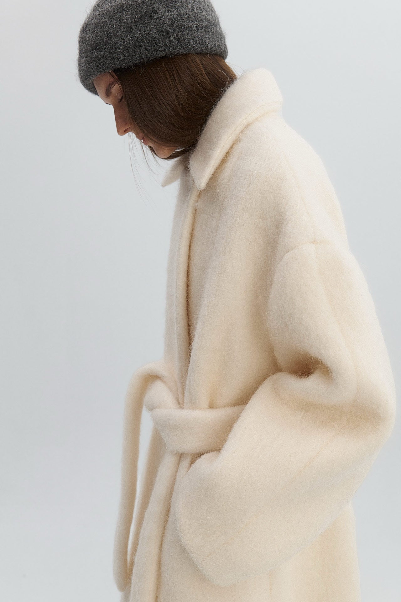 WOOL FUZZY COAT