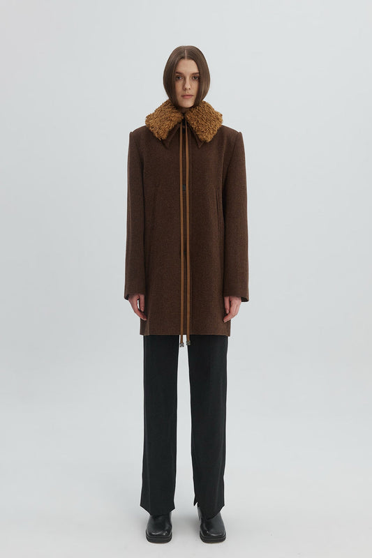SHEARLING COLLAR