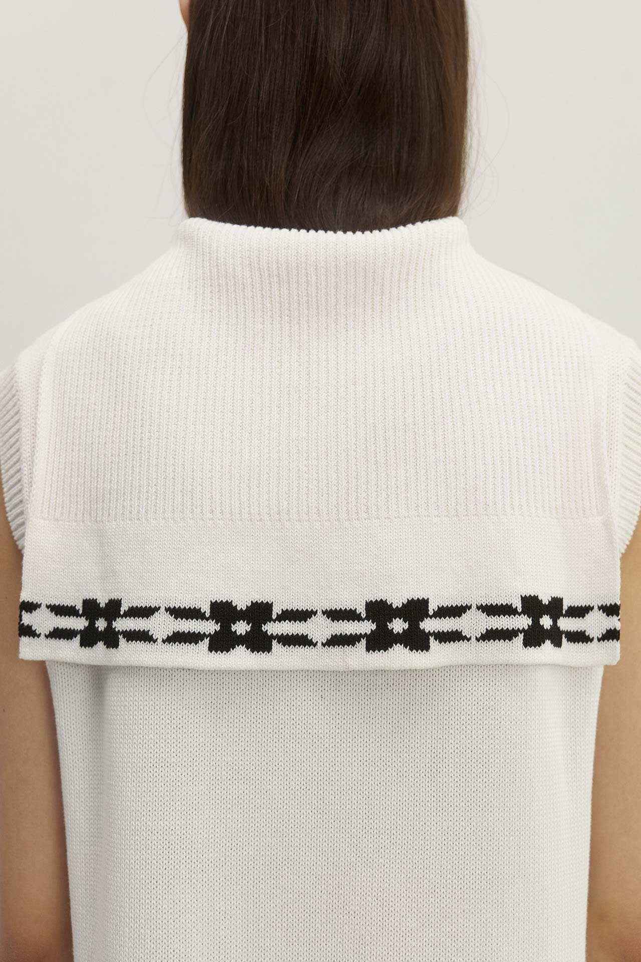 COLLAR KNIT DRESS