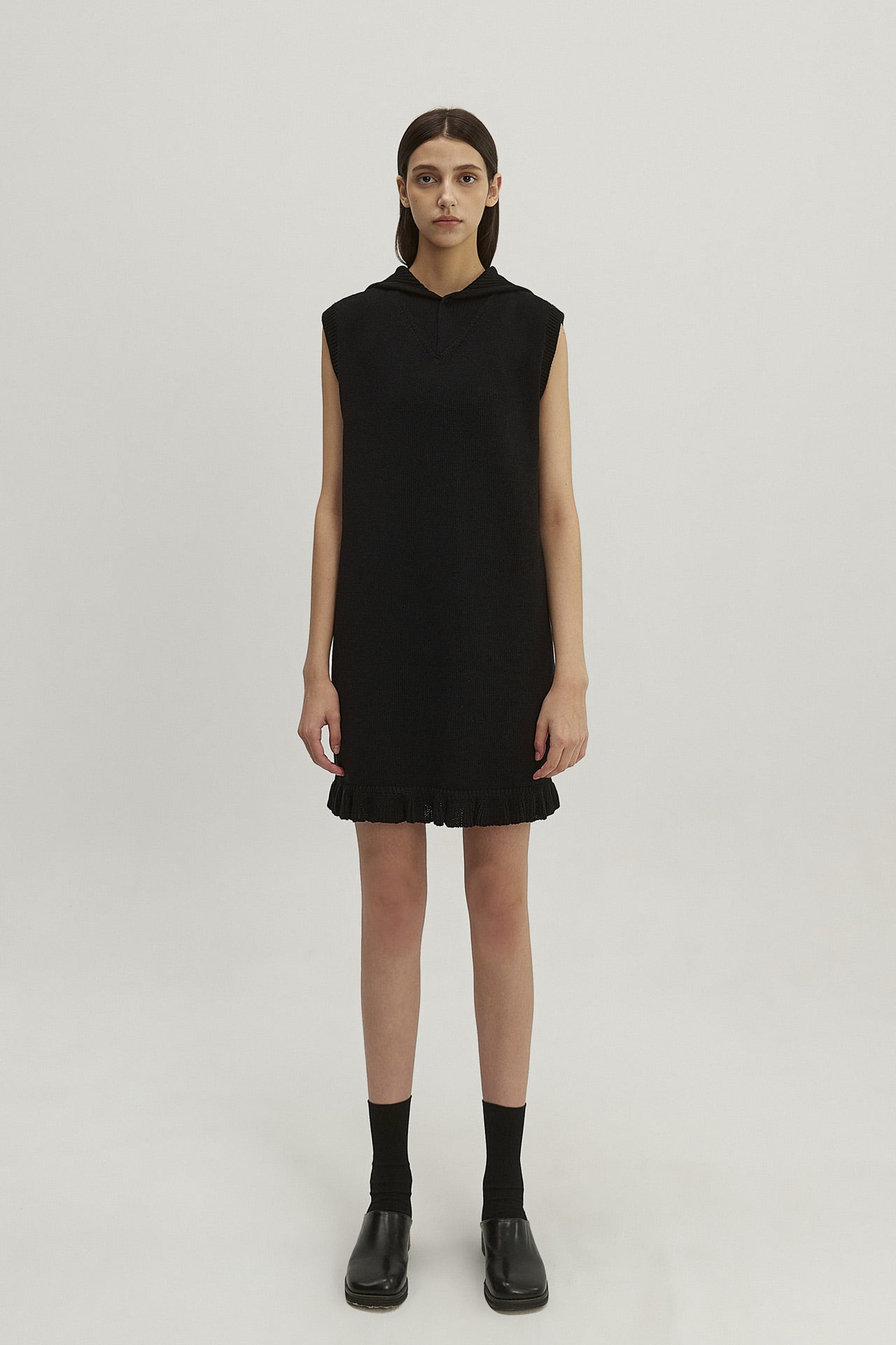 COLLAR KNIT DRESS