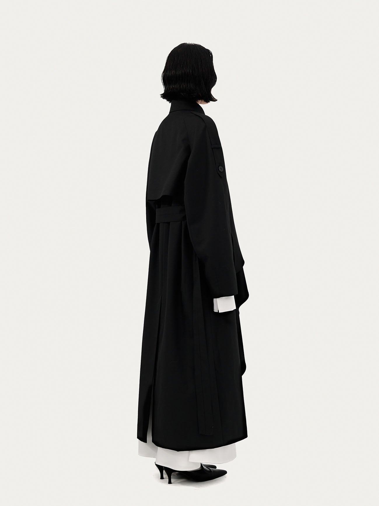WOOL TRENCH COAT