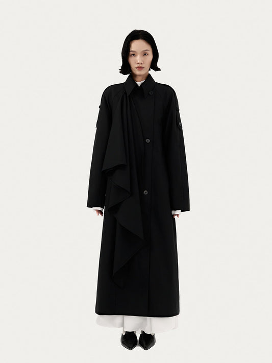 WOOL TRENCH COAT