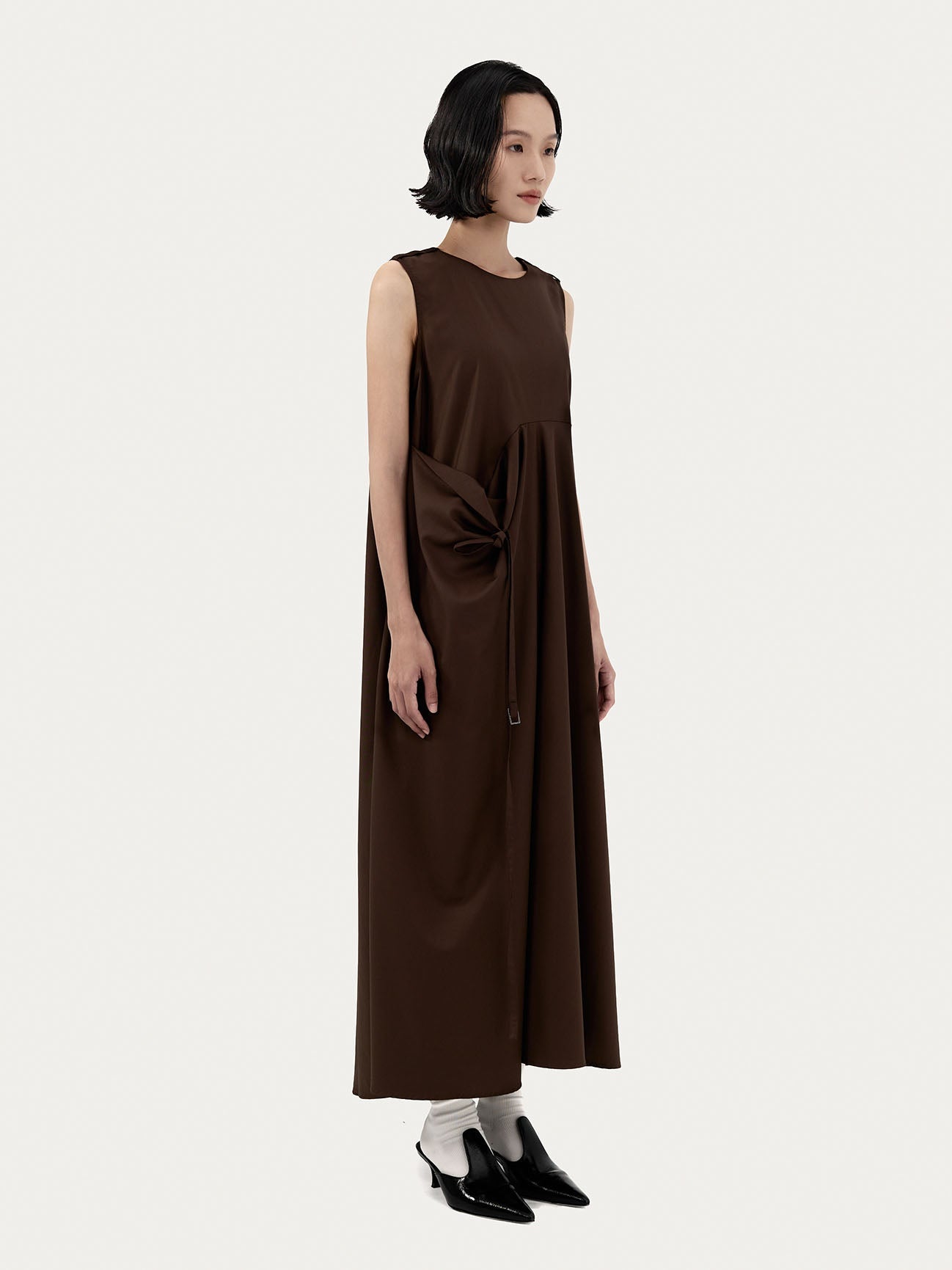 BELTED DRESS