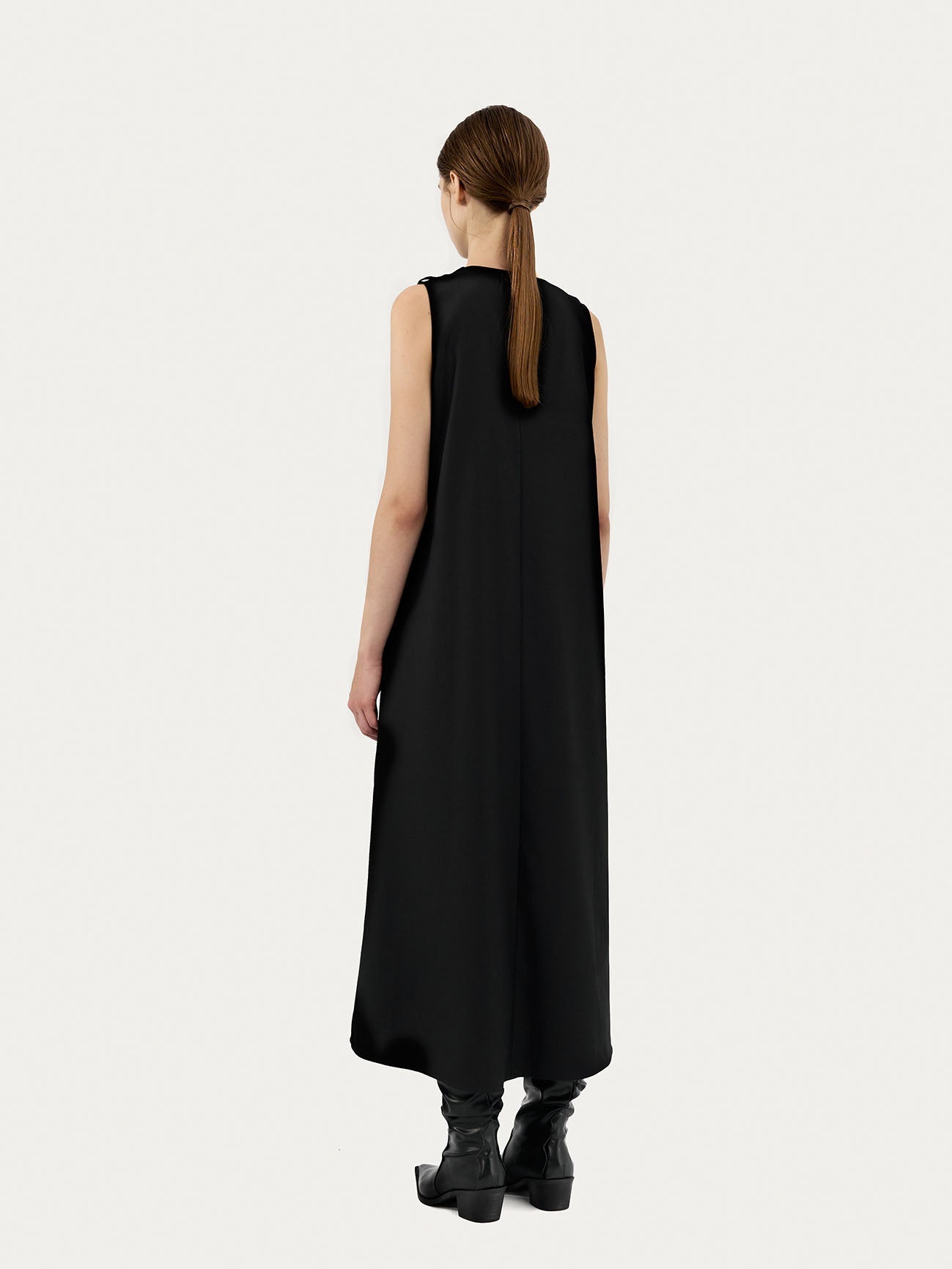 BELTED DRESS