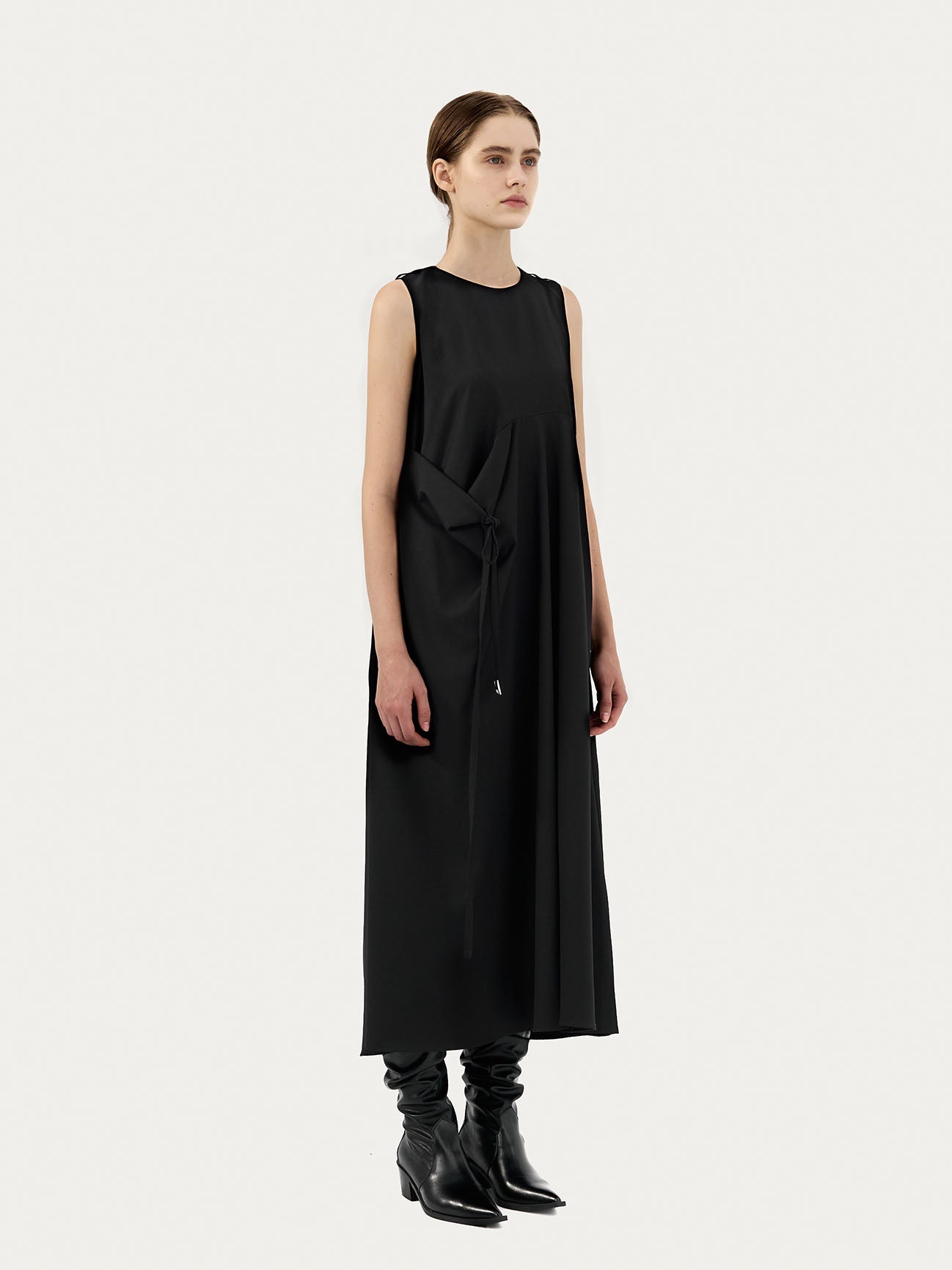 BELTED DRESS