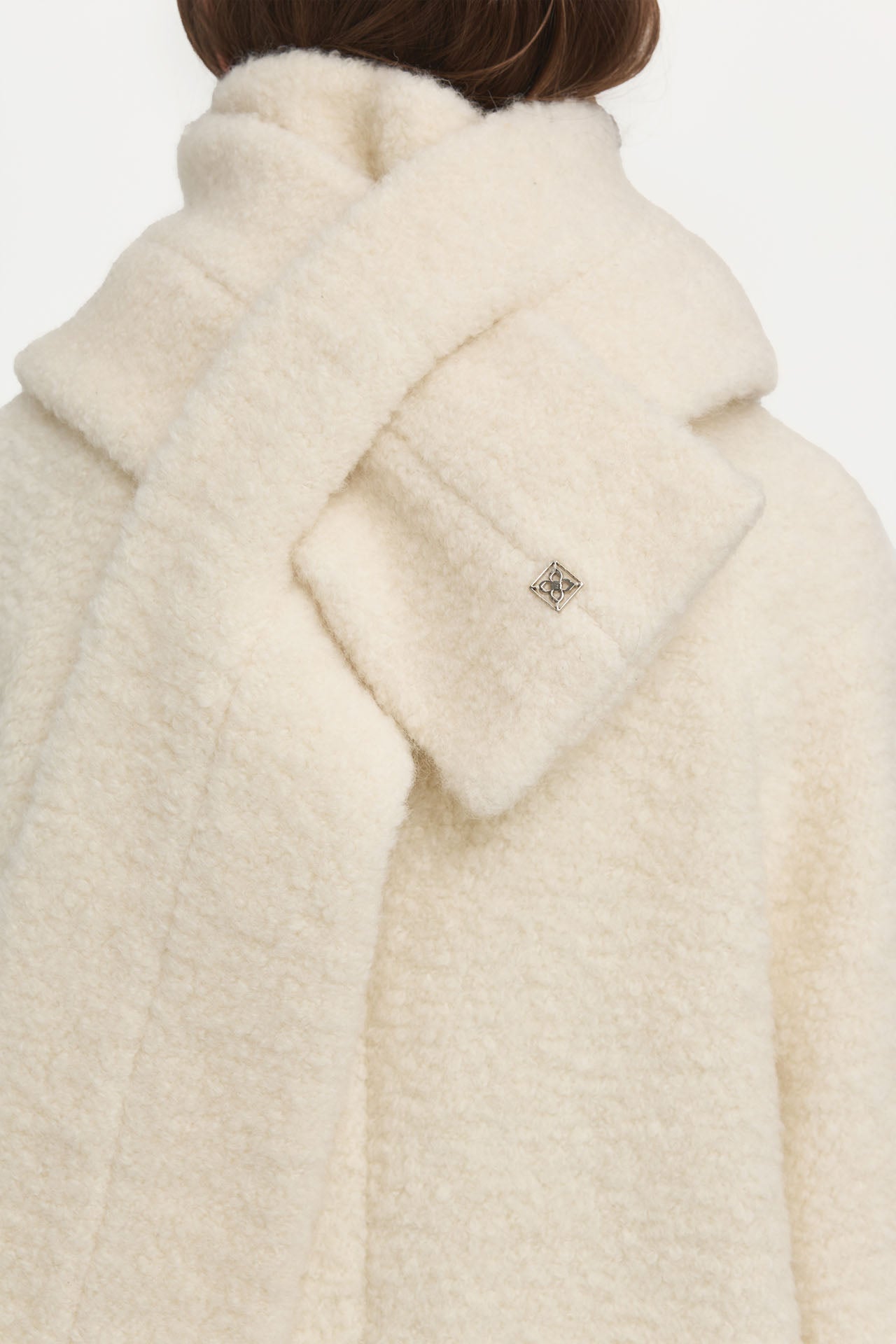 WOOL FURRY SCARF