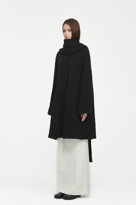 WOOL FURRY SCARF
