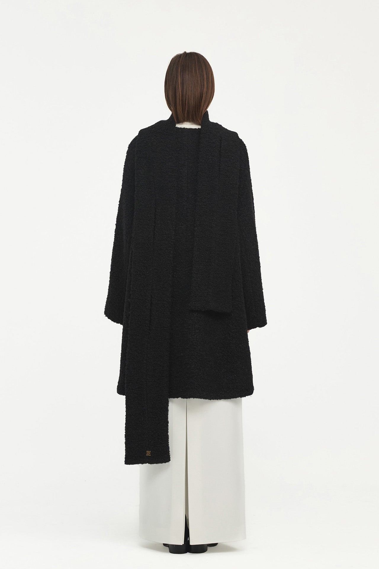 WOOL FURRY SCARF