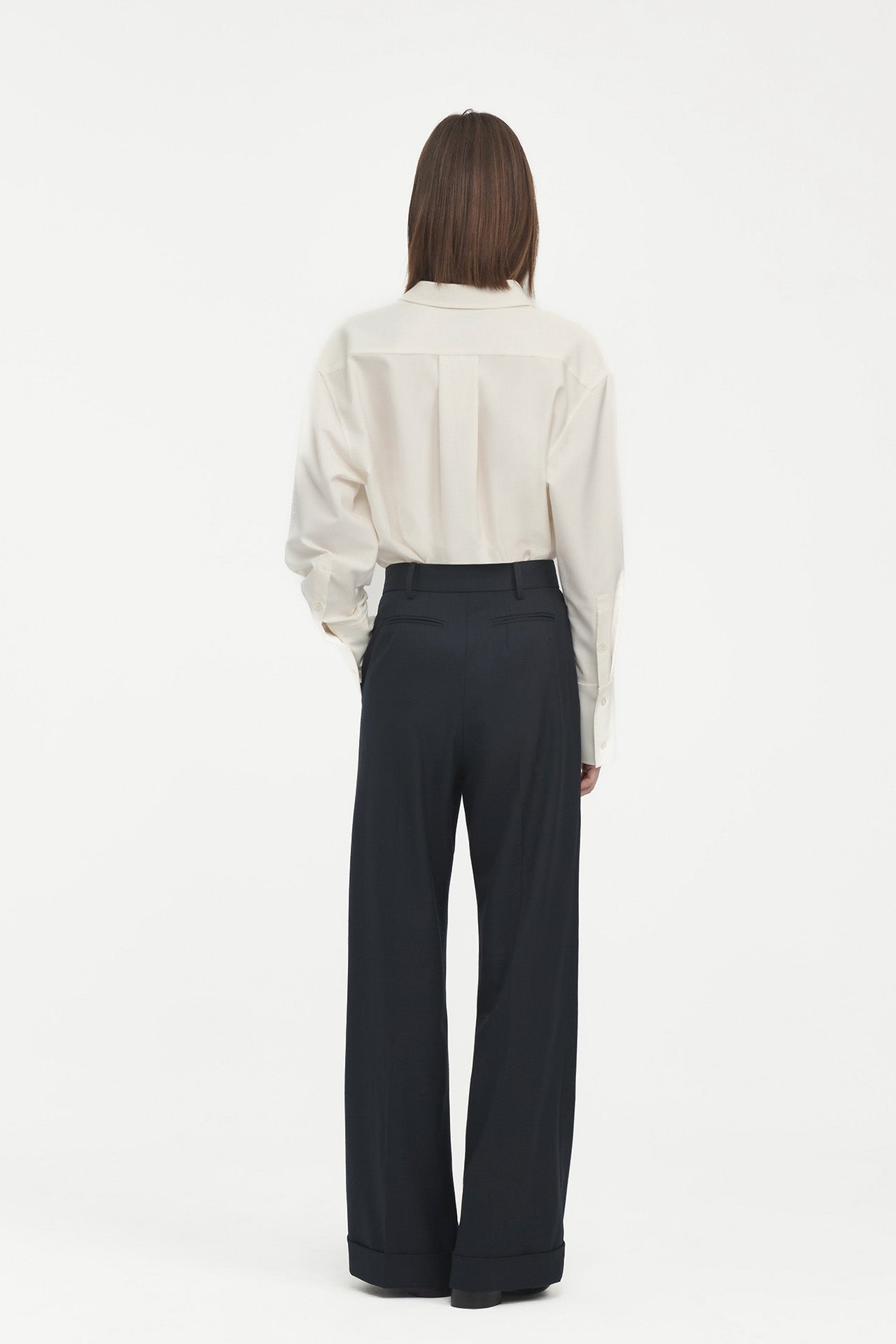PLEATED TROUSERS